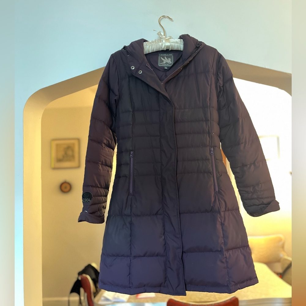 SPIEWAK Womens Sz XS Purple PuffParka Hooded